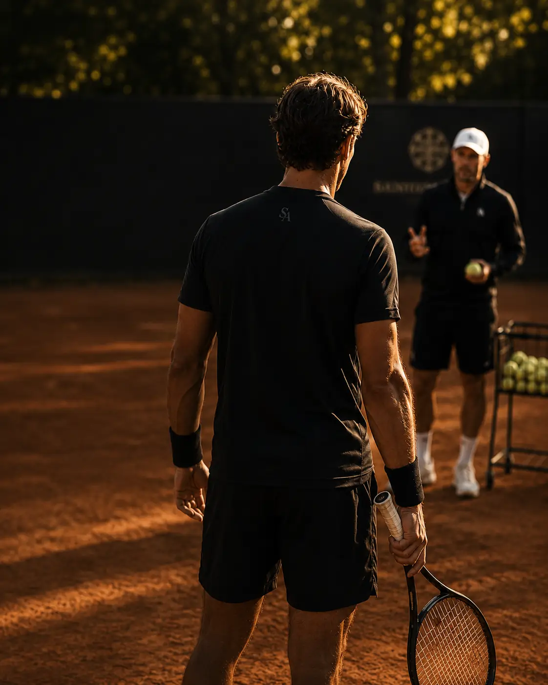 Private tennis champion access