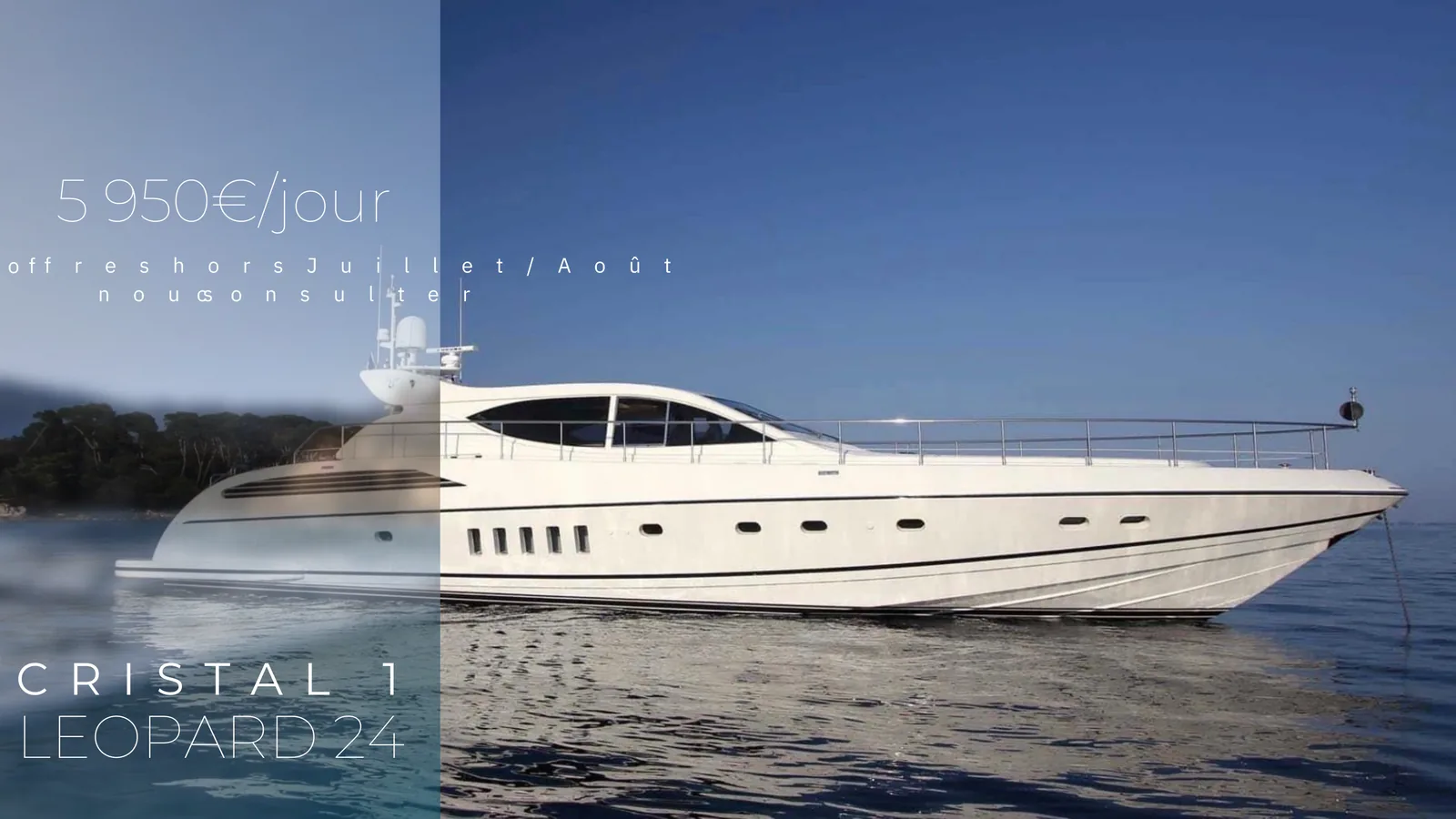 LEOPARD LEOPARD 24 – Yacht 24 m – Image n°1